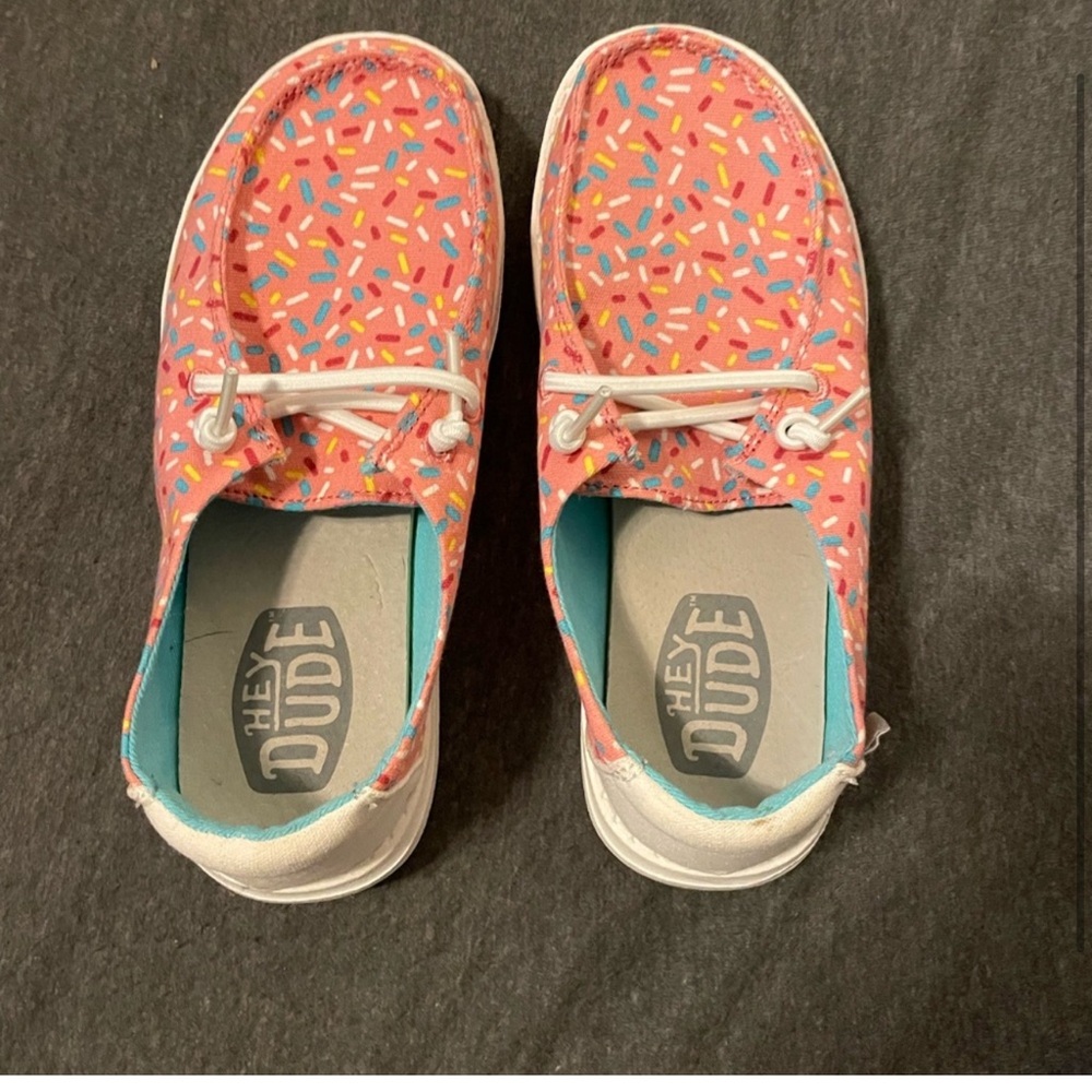 Hey Dude Kids Sneakers - Pink Confetti size 2